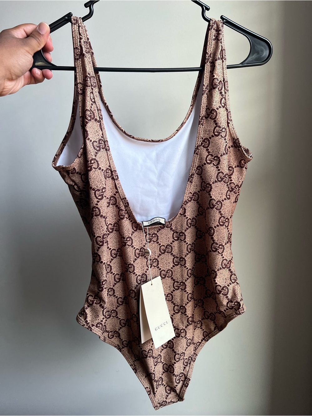 Gucci GG Monogram One-Piece Swimsuit XL NWT - Picture 2 of 6